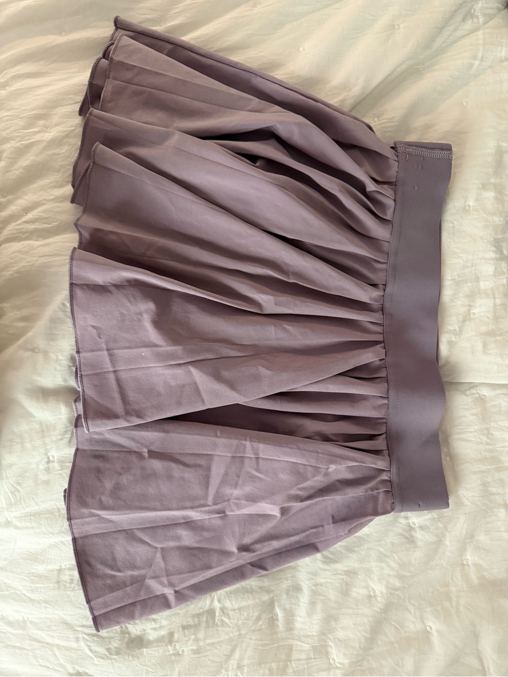 TNA Lilac Pleated Circle Skirt